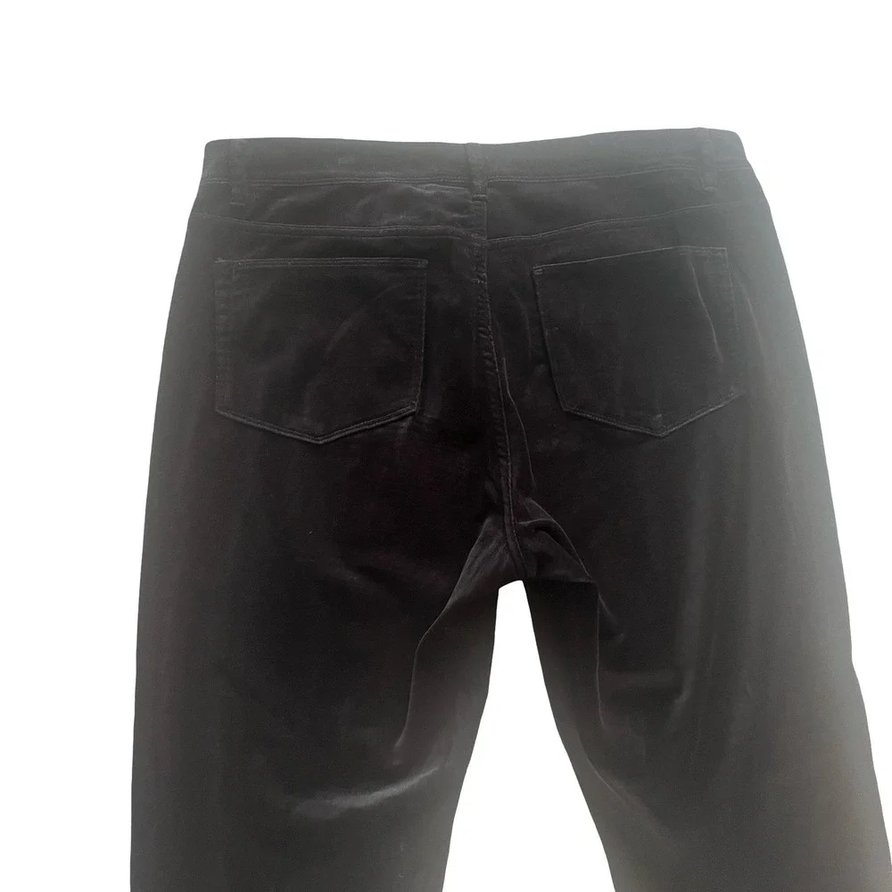 J.Jill Women's Size 10 Velvet Pants Black Skinny Capsule‎ Jeans Soft Stretchy